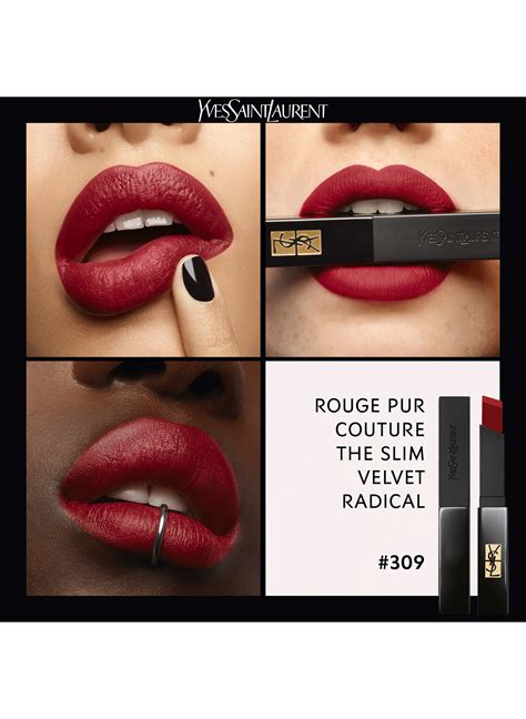 ROUGE PUR COUTURE THE SLIM VELVET RADICAL .